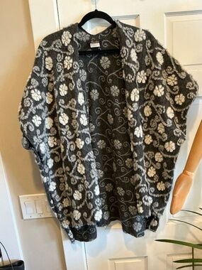 Italian wool blend coat or vest or even a sweater! One size fits all oversized